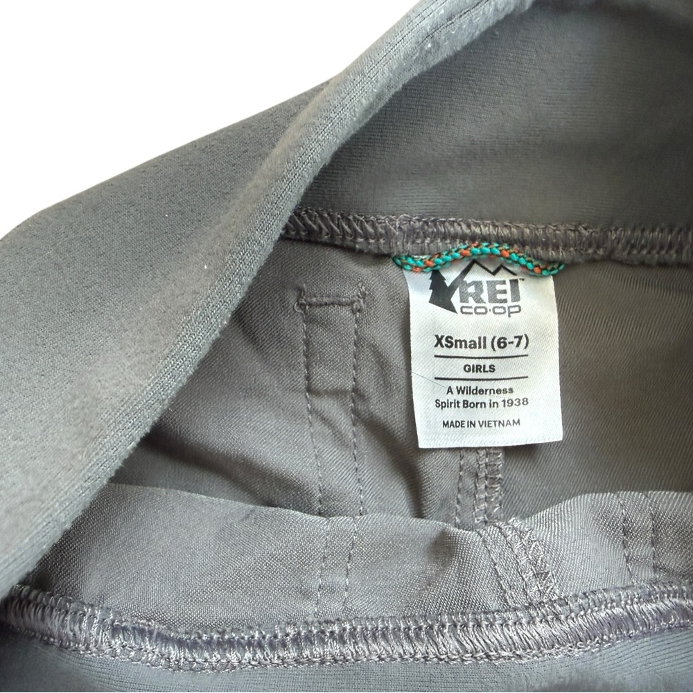 REI Gray Girls Active Hiking Pants - Picture 2 of 6